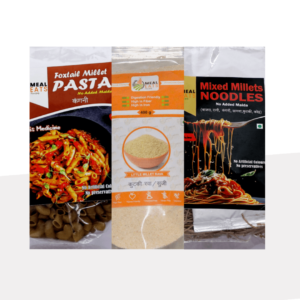 Foxtail Millet Pasta + Instant Rava Mix + Mixed Millet Noodles